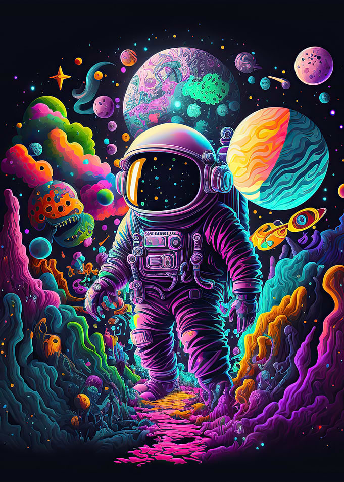 Astronaut in space