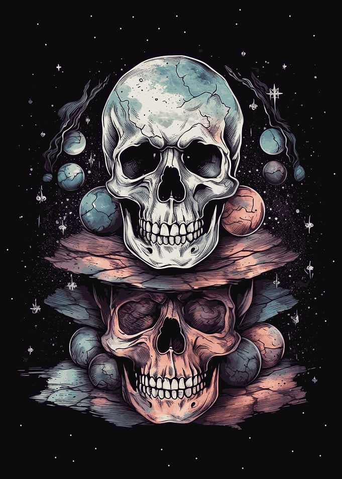 Celestial Gothic Skulls