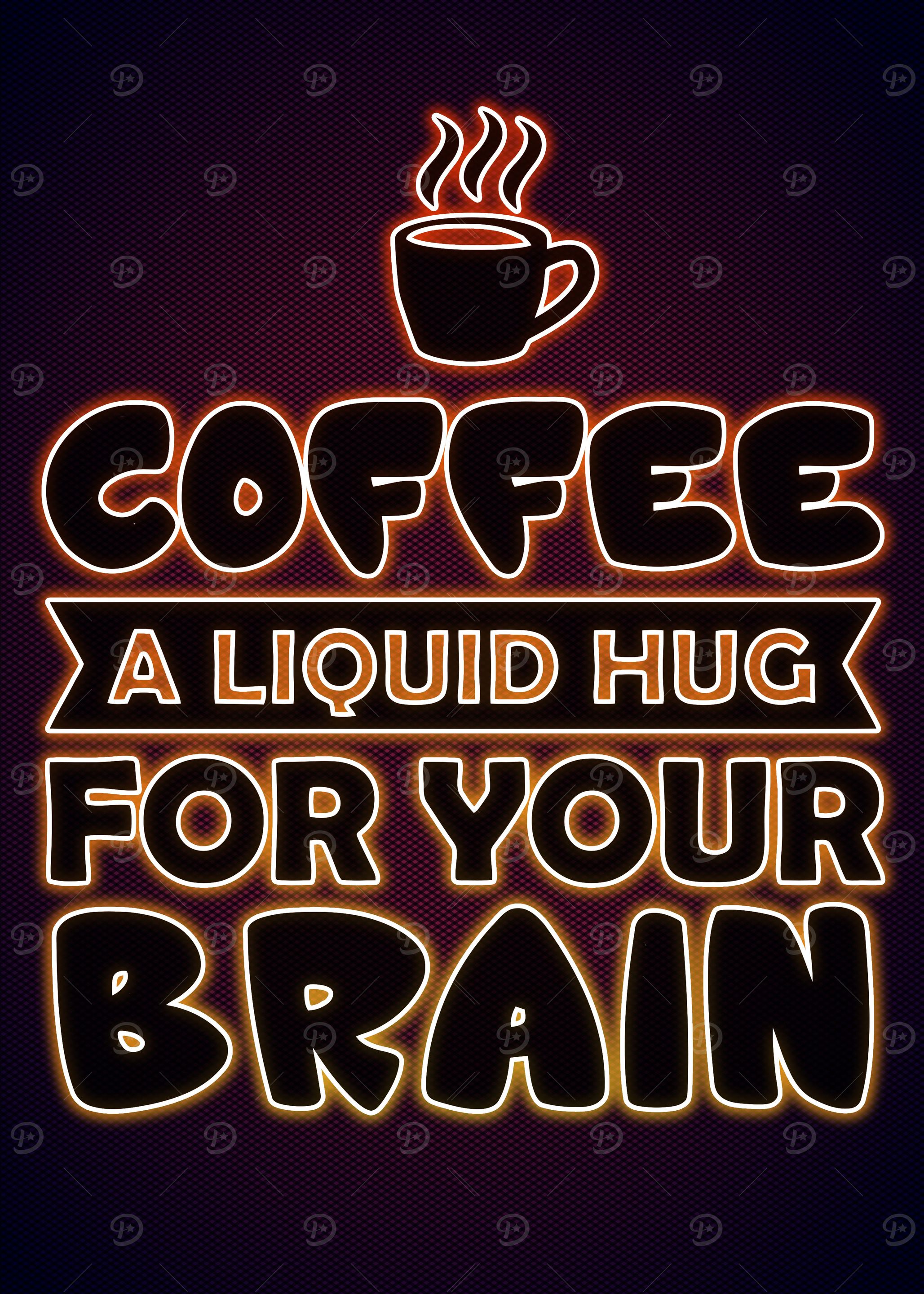 Coffee Neon Poster