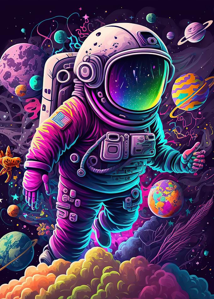 Astronaut in space