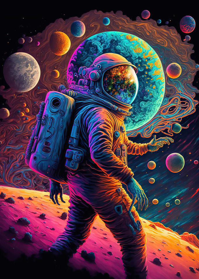 Astronaut in space