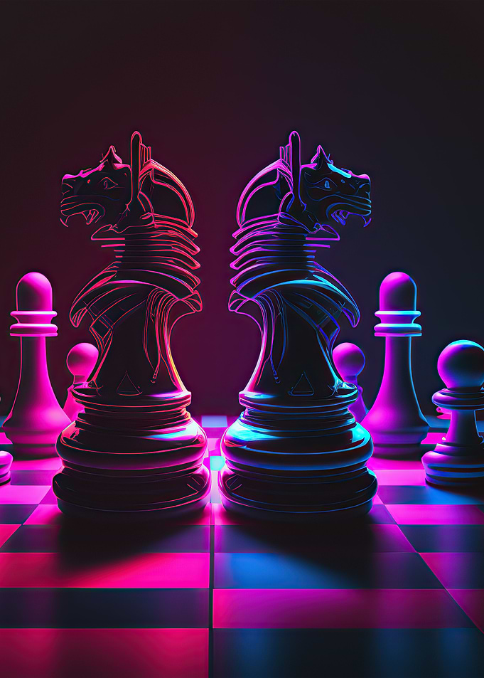 Chess neon