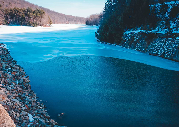 Ice sheet thawing on a App