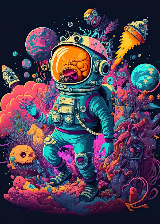 Astronaut in space