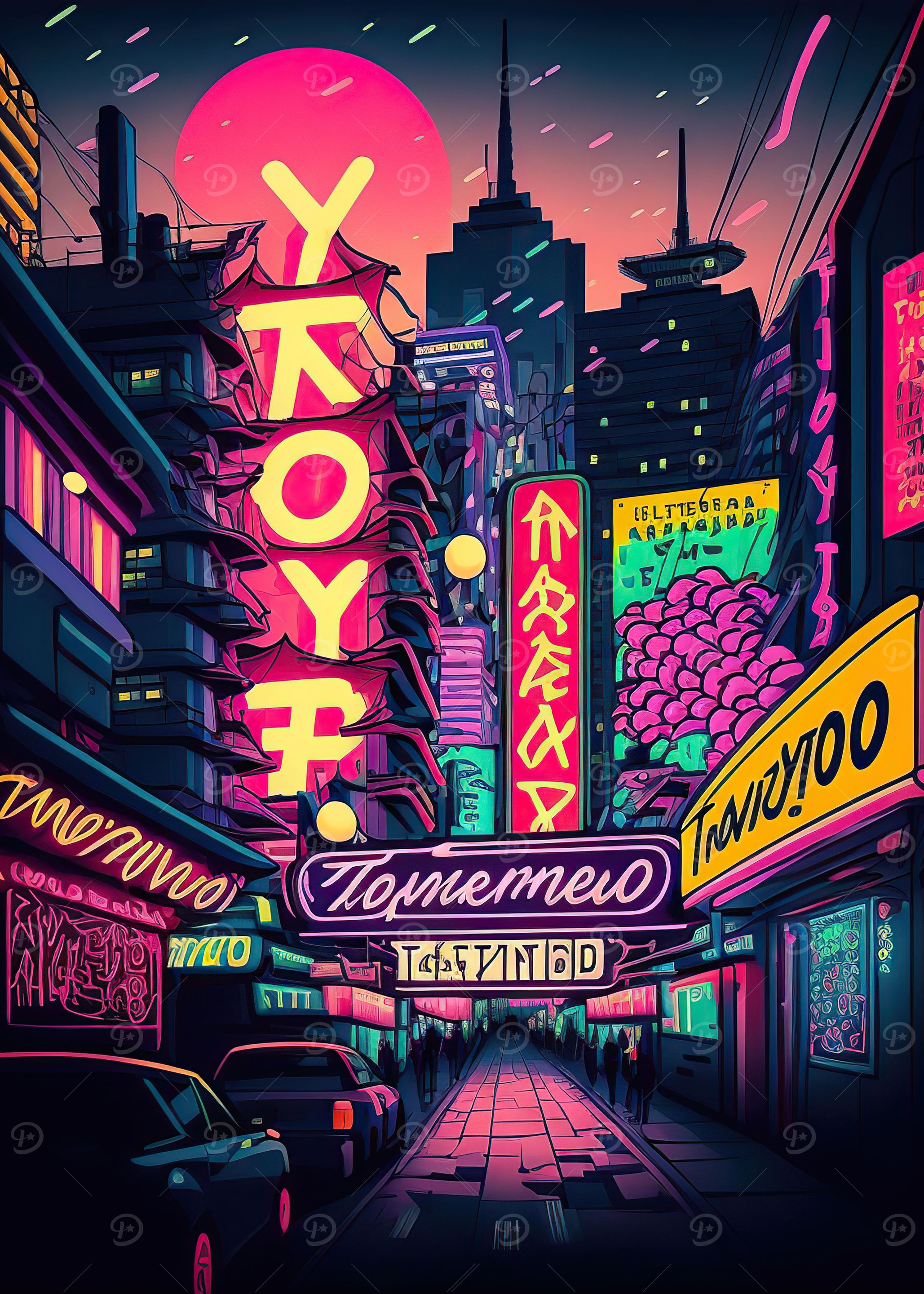 Tokyo Japan Cyberpunk