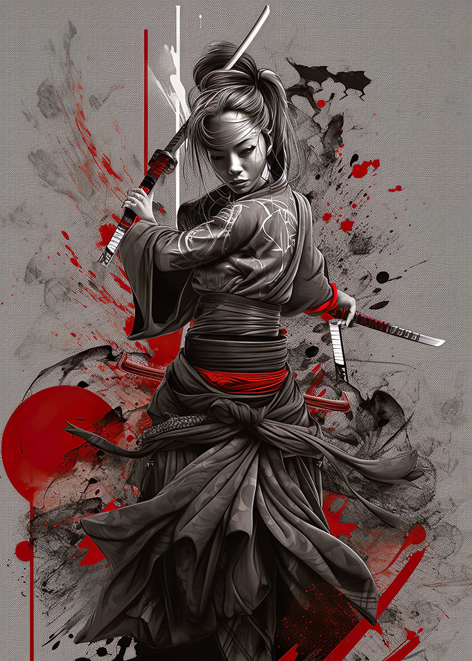 japanese geisha samurai