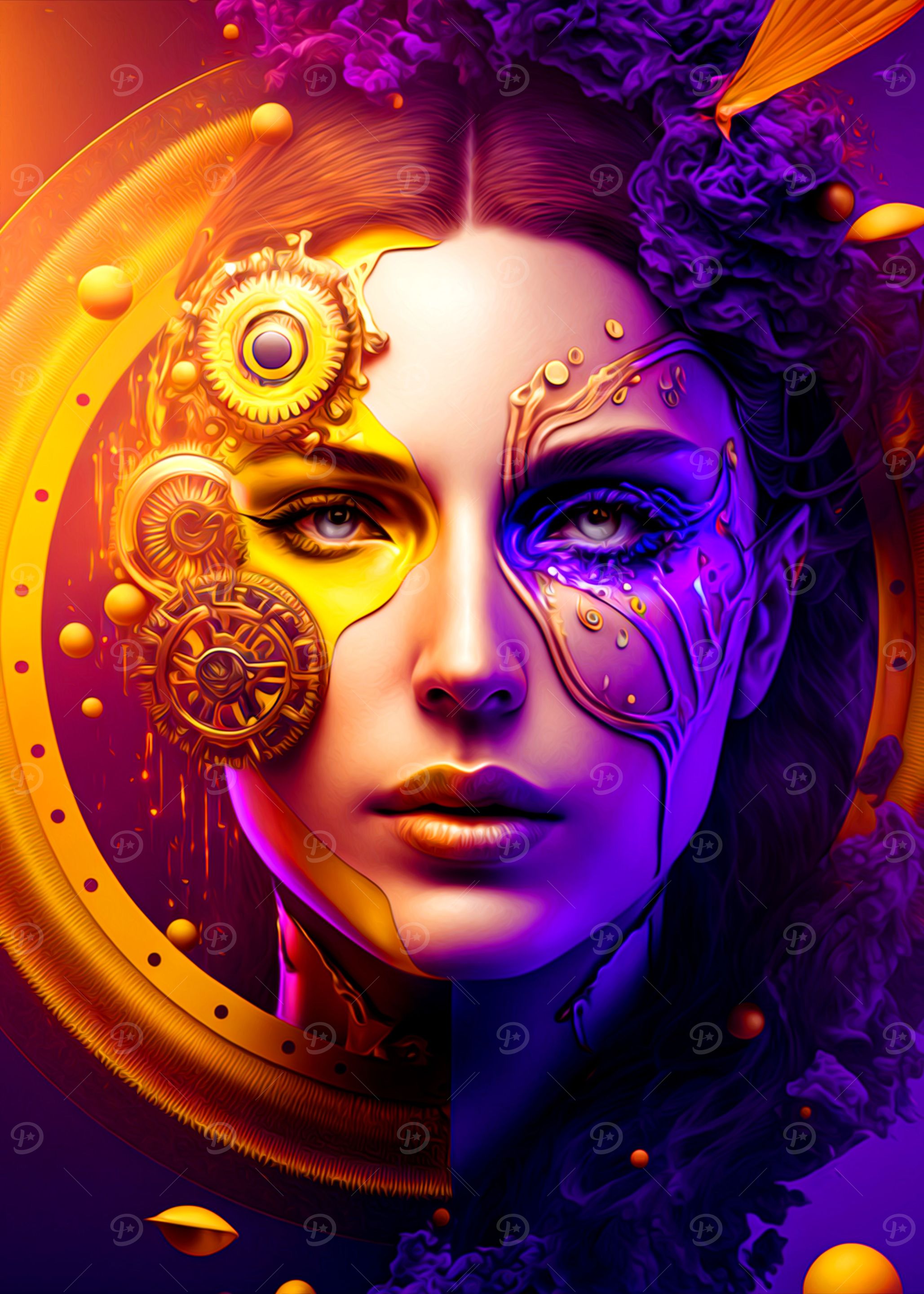 Fantasy girl face