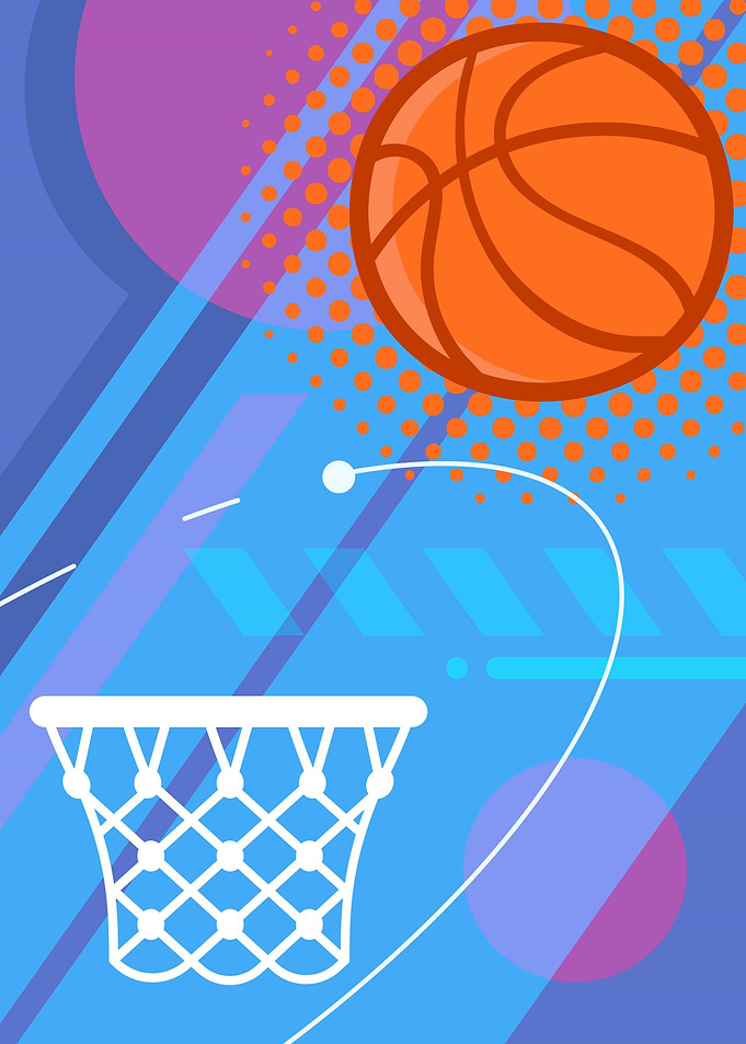 Shot Basketball