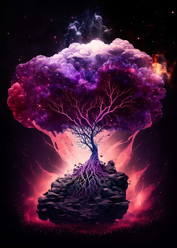 Magic tree in space