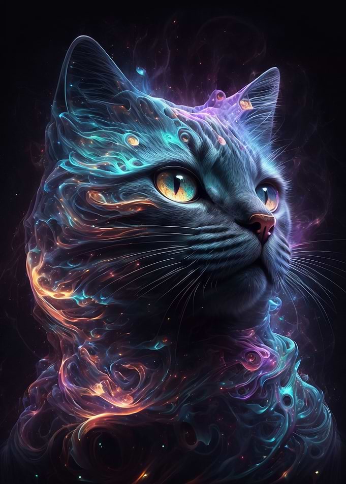 Galaxy Cat Animal