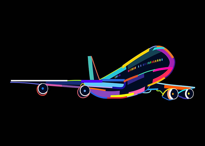 Abstract airplane