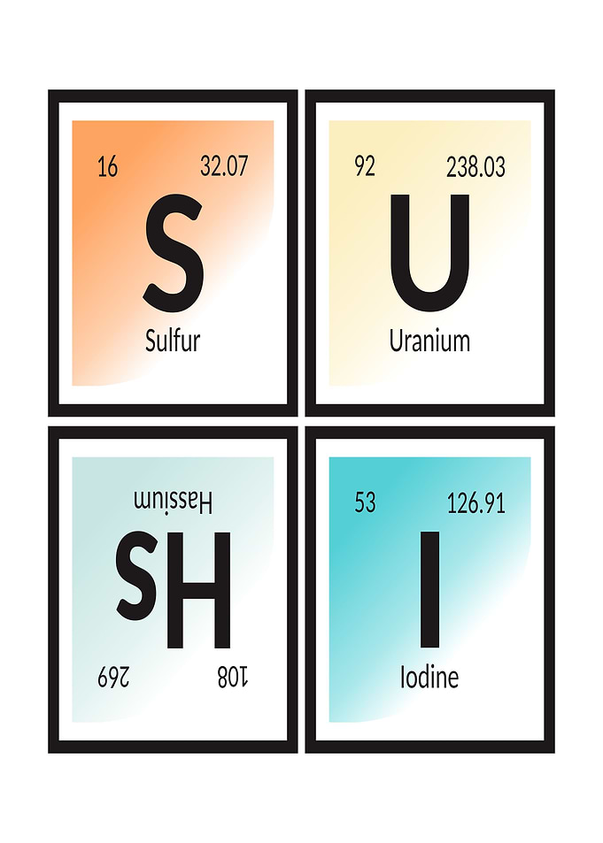 Sushi Table of Elements