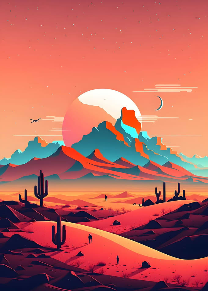 Desert landscape