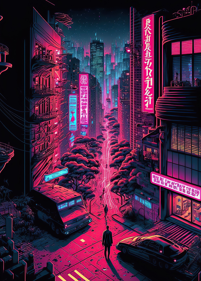 Tokyo Japan Cyberpunk