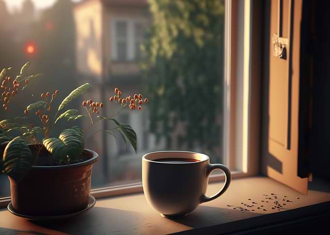 fasting tea sitting