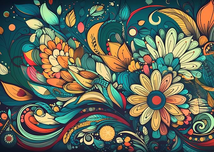 Beautiful floral pattern