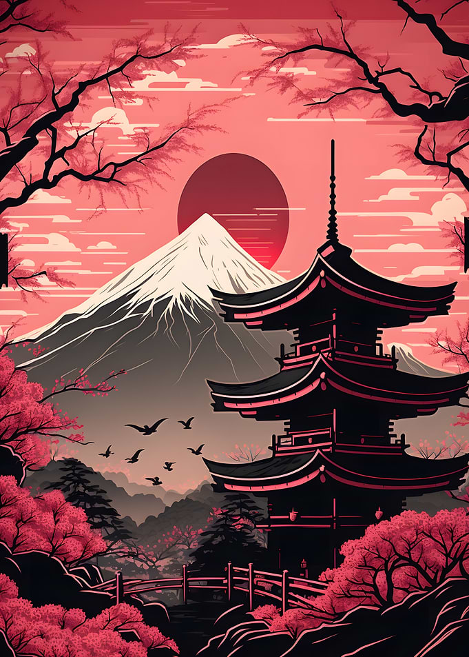 Mount Fuji Cherry Blossom