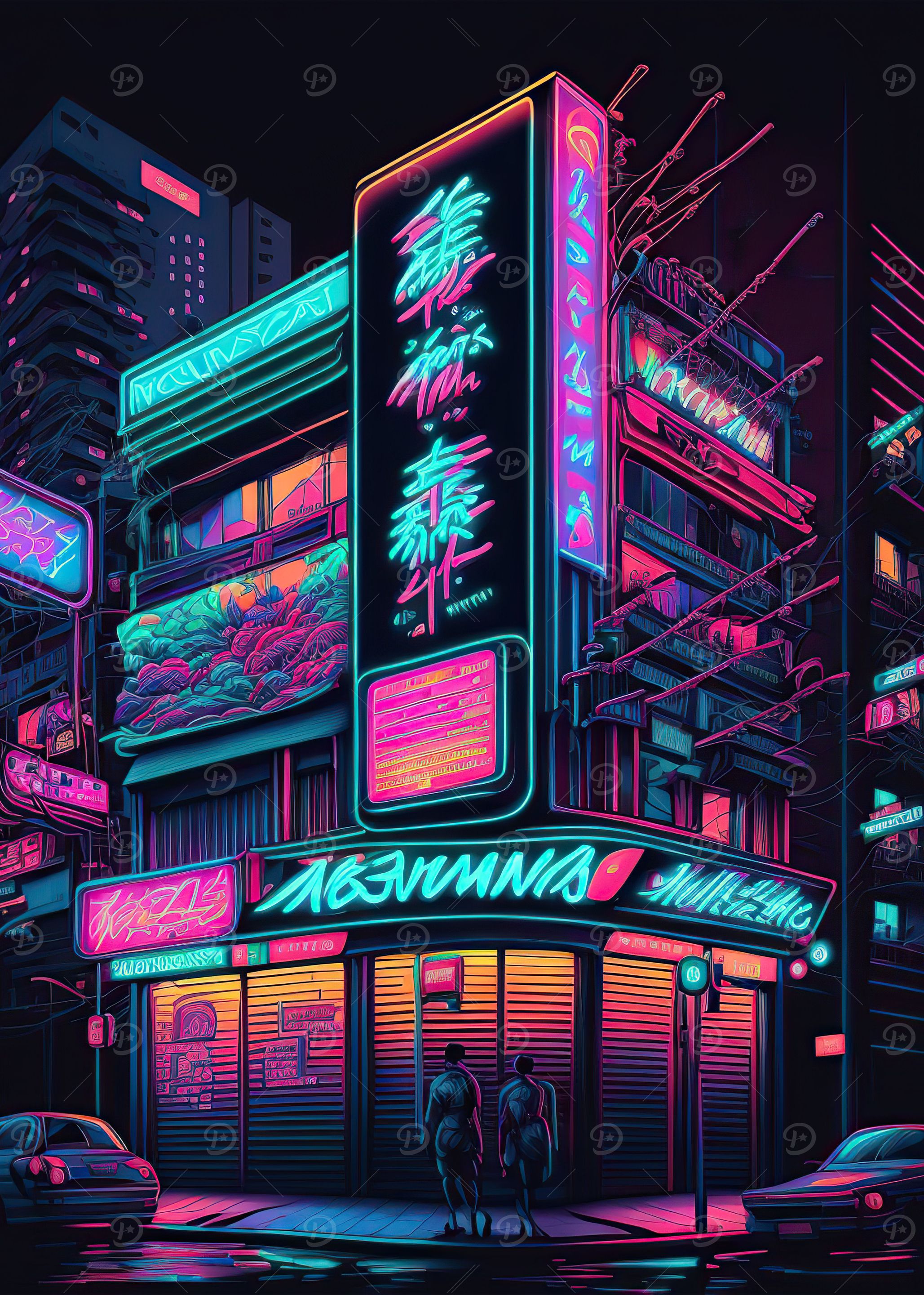 Tokyo neon japanese