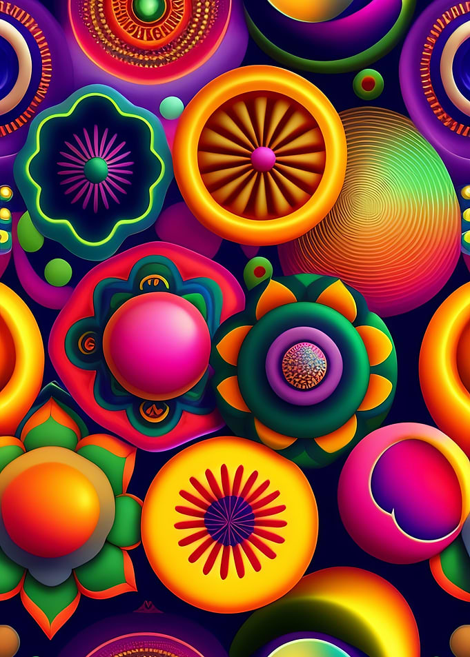 Abstract flowers