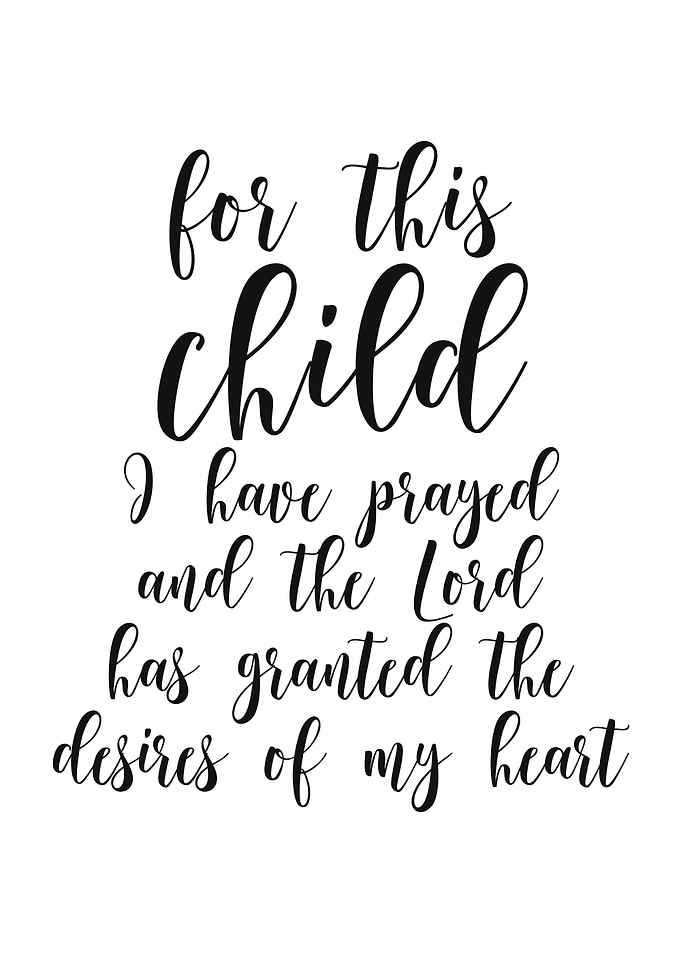 For this child