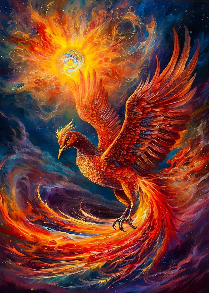 Abstract phoenix