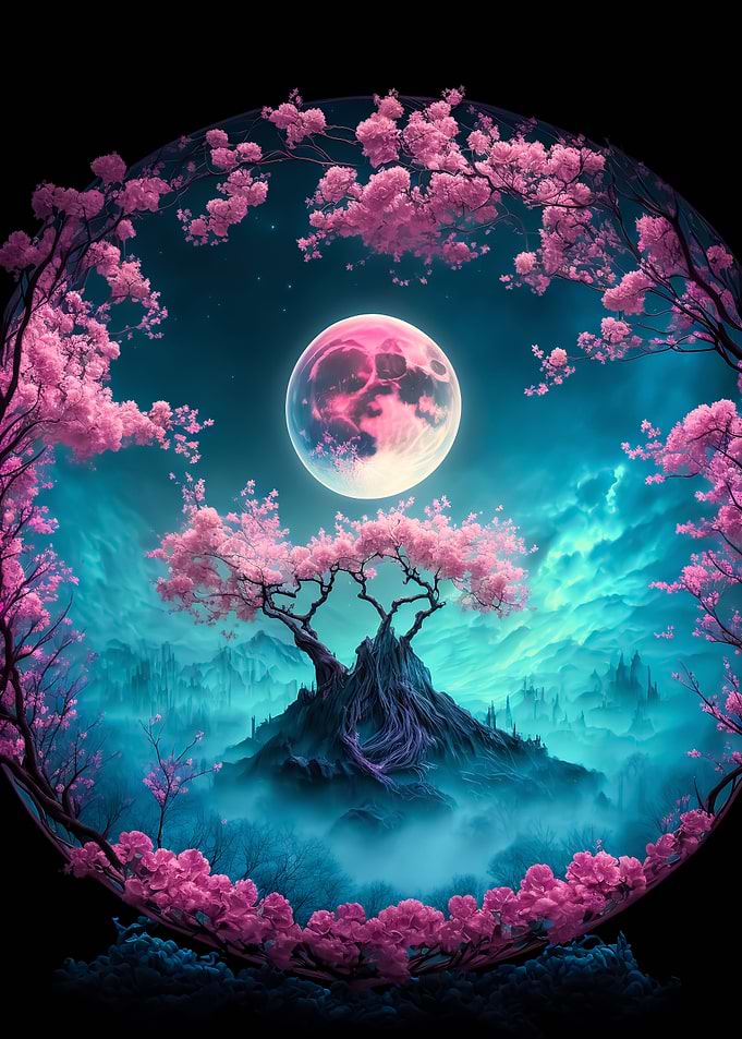 cherry blossom japan art