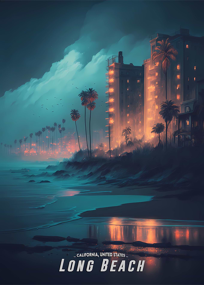 Long Beach Urban panorama