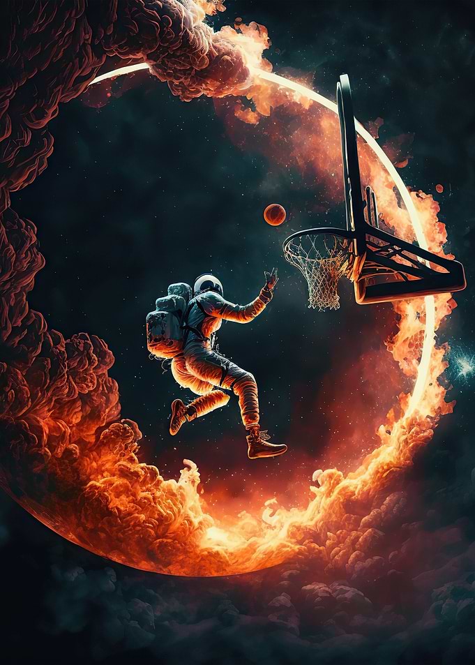 Astronaut Basketball