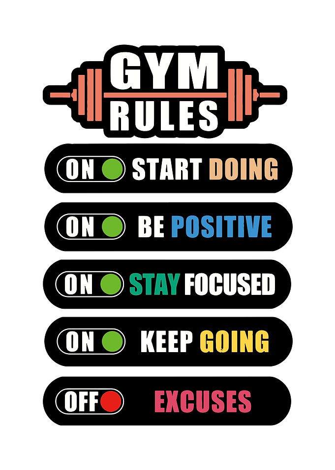 Gym Rules Motivation