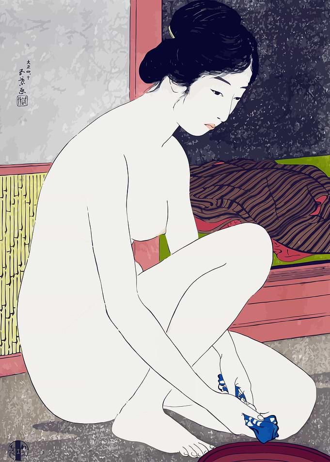 Woman at her Bath