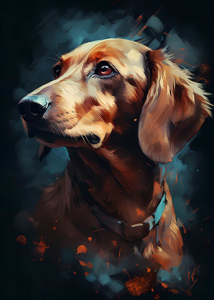 Dachshund Dog Enchanted