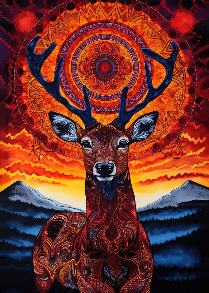 Deer Art Style 5