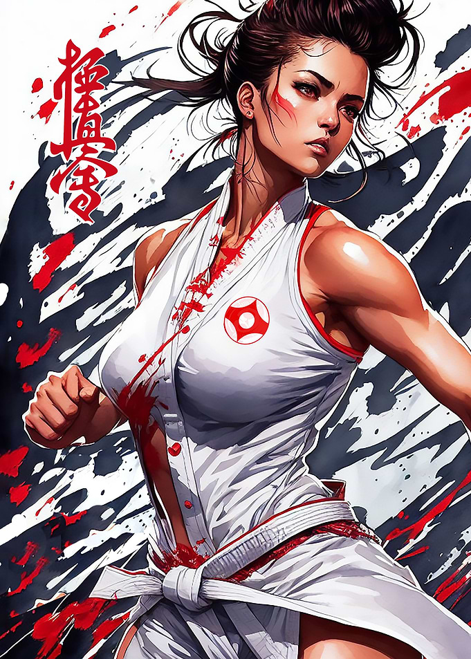 Kyokushin Karate Girl