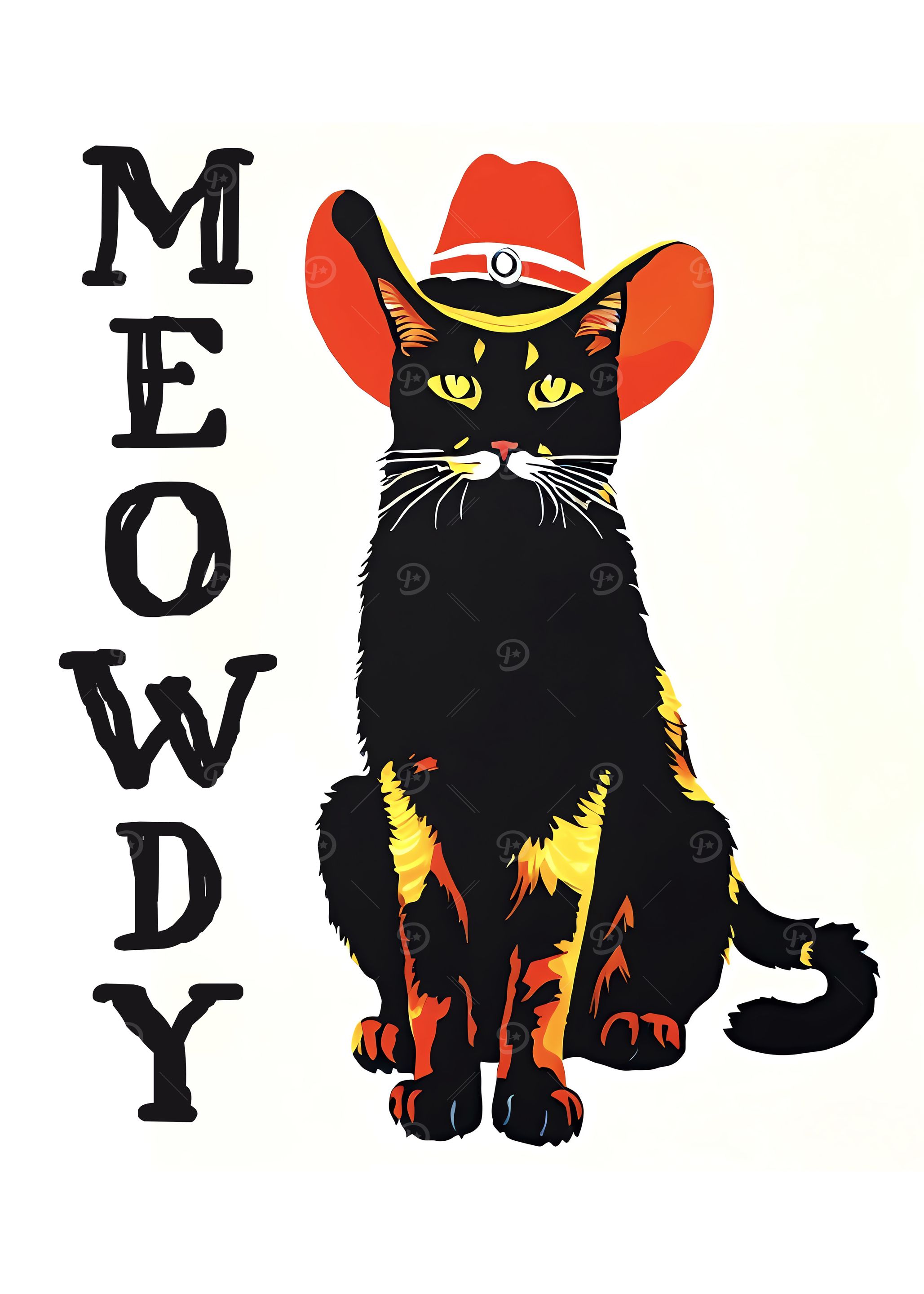 Meowdy Cowboy Cat
