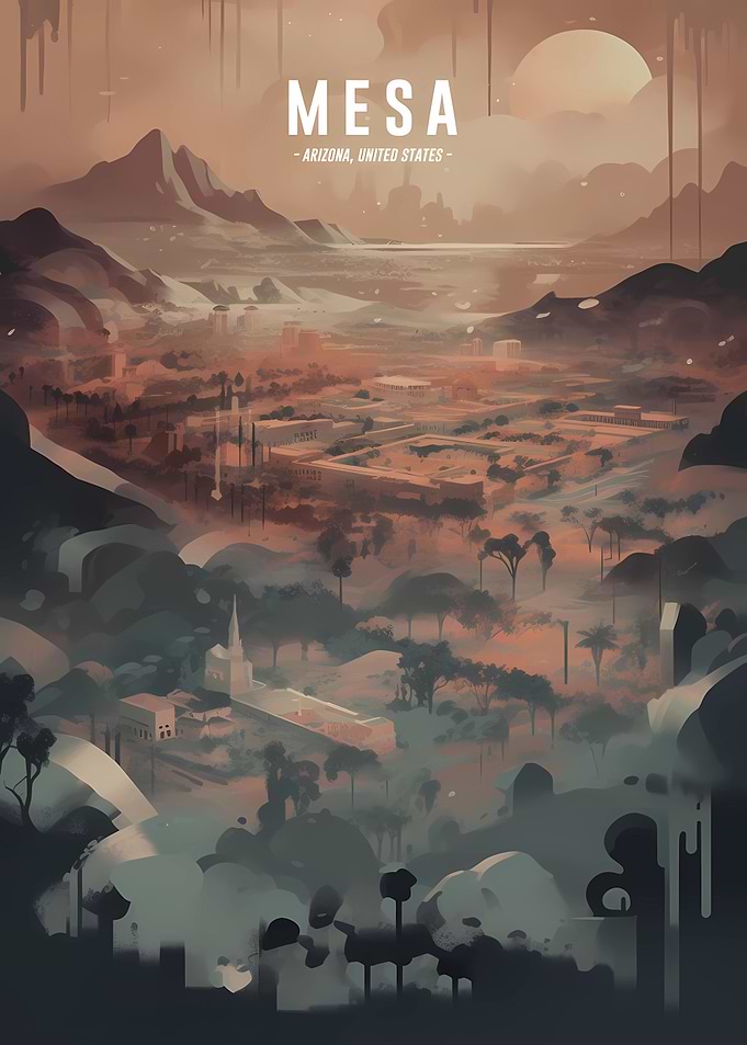 Mesa Cityscape landscape