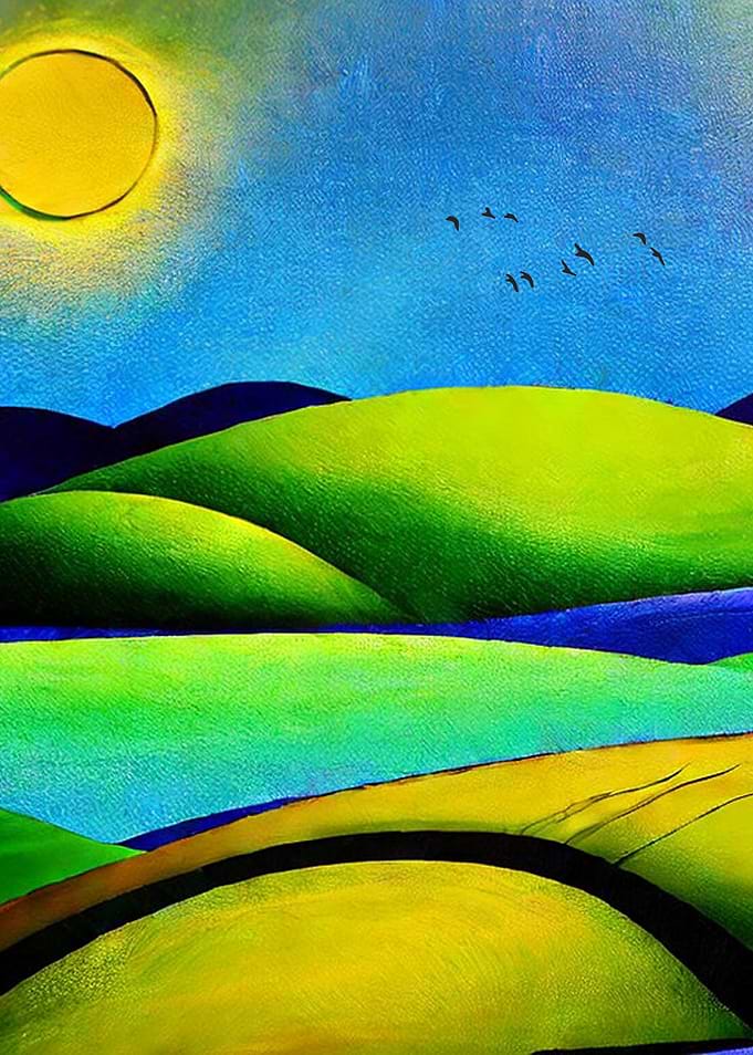 Green Hills Landscape