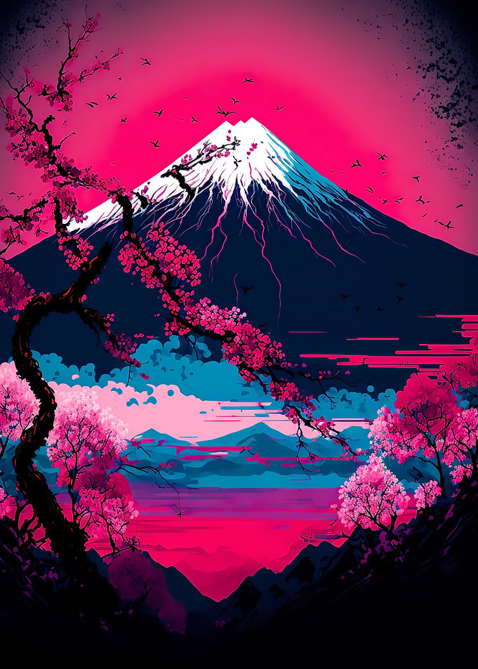 cherry blossom japan magic