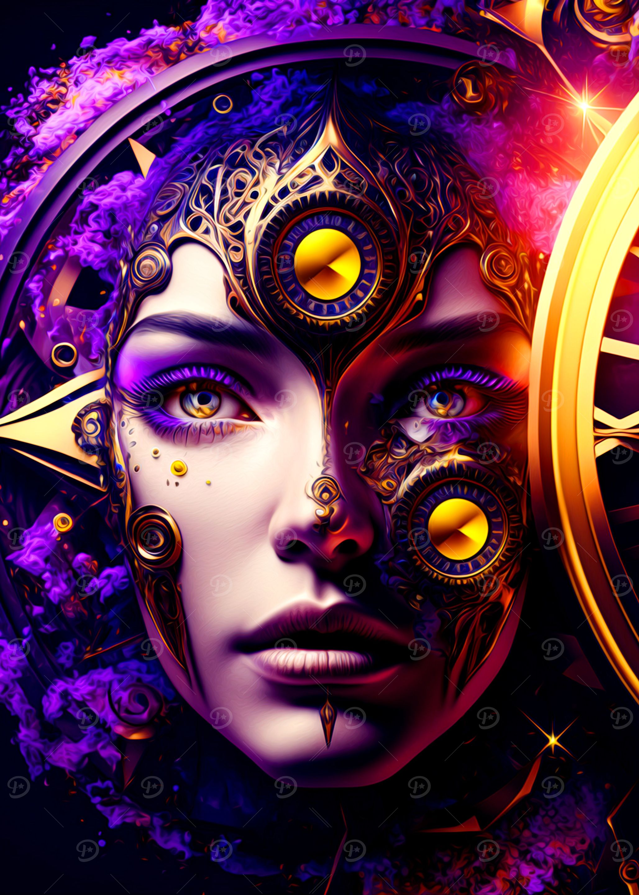 Fantasy girl face