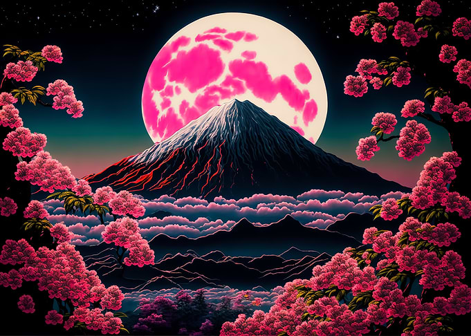 cherry blossom japan magic