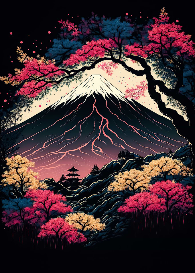 cherry blossom japan magic