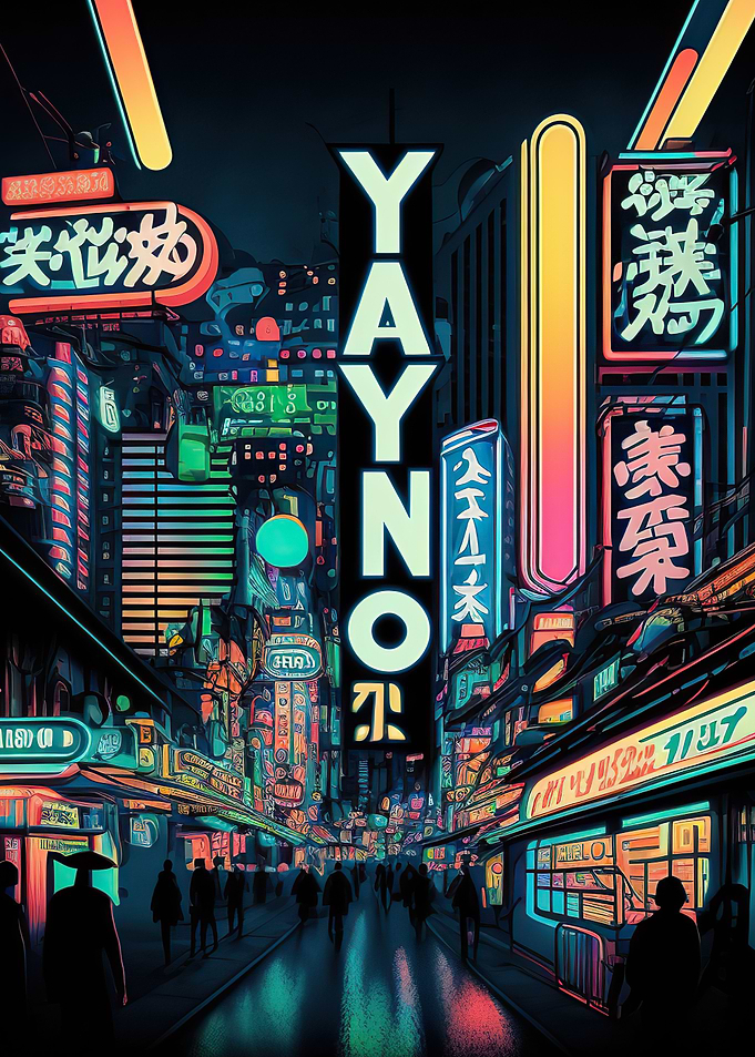 Tokyo neon japanese