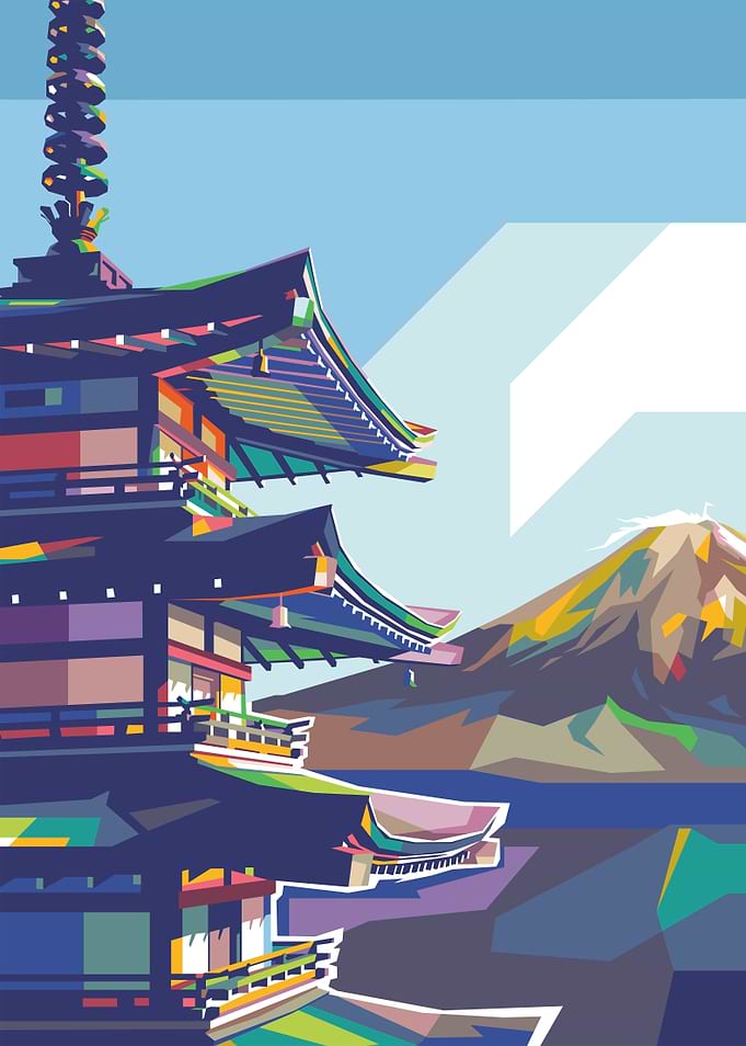Japanese House Popart
