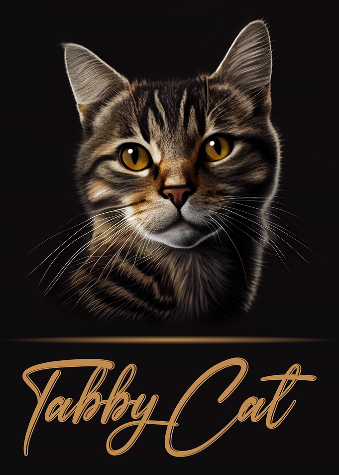 Tabby Cat Portrait