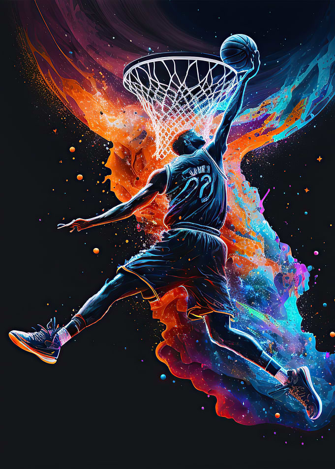 Basketball Sport Colorful