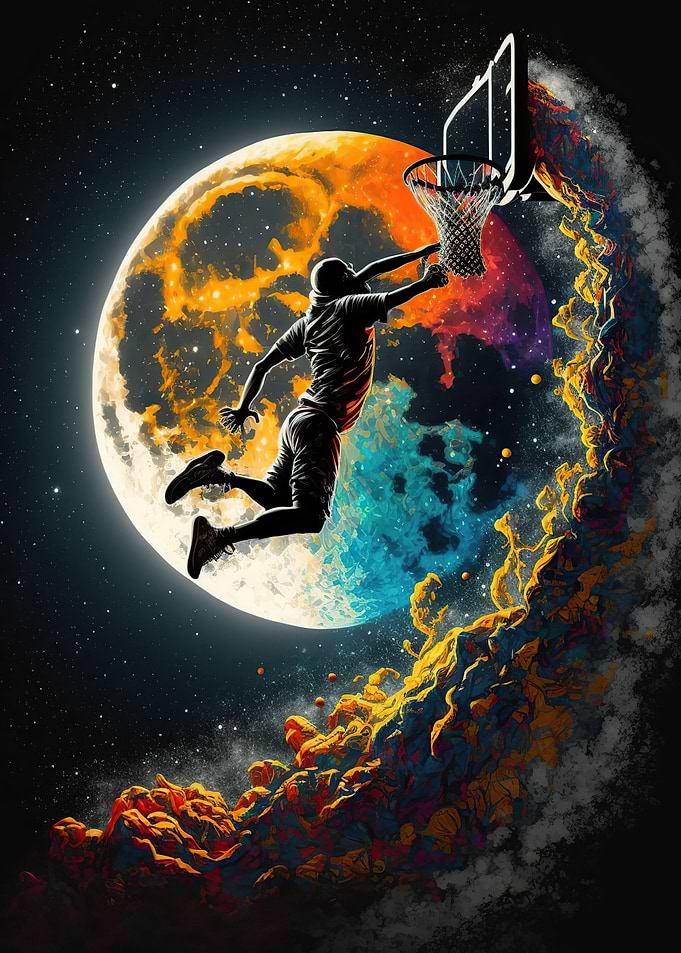 Basketball Sport Colorful