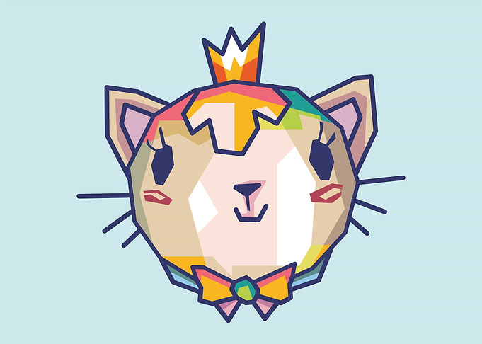 Cute Cartoon Queen Art