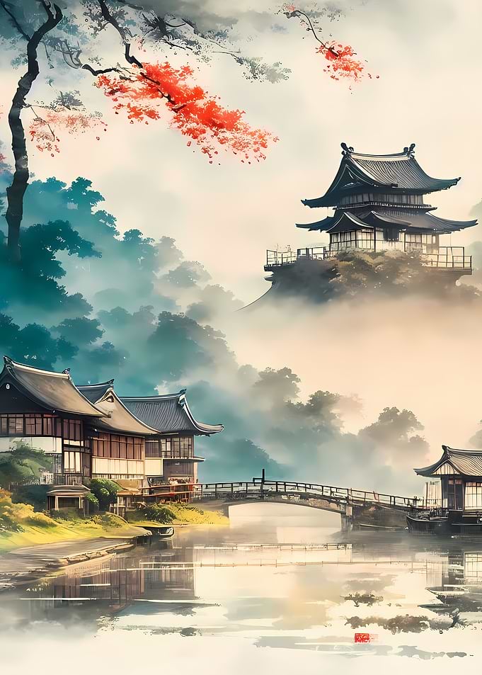 bridge japan village