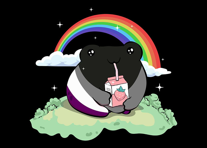 Subtle Asexual Pride Flog