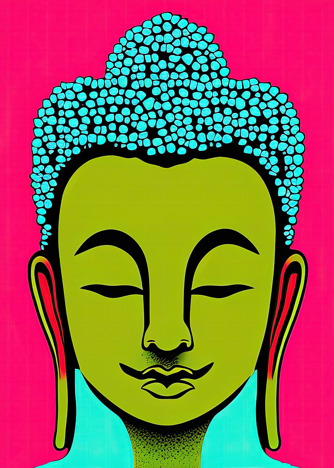 Pop Art Buddha 03