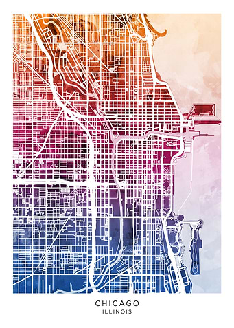 Chicago Illinois Map